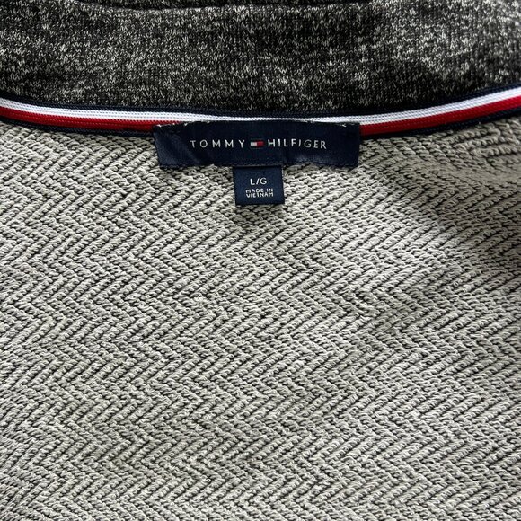 Women's Blazer / Jacket Grey Size L Large Tommy Hilfiger Military Band. - Picture 7 of 14